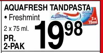ABC Lavpris Aquafresh tandpasta tilbud