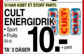 ABC Lavpris Cult energidrik tilbud