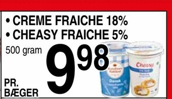 ABC Lavpris Creme fraiche 18% • cheasy fraiche 5% tilbud