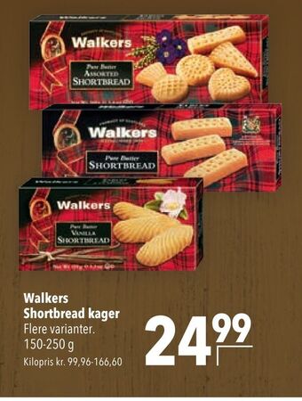 Walkers shortbread kager