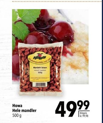Citti Howa hele mandler tilbud