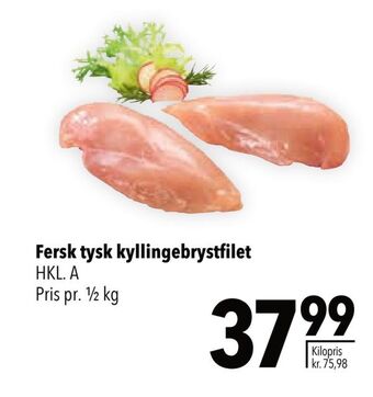 Citti Fersk tysk kyllingebrystfilet tilbud