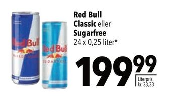 Citti Red bull classic eller sugarfree tilbud