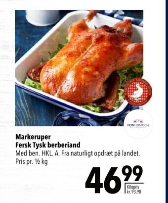 Citti Markeruper fersk tysk berberiand tilbud