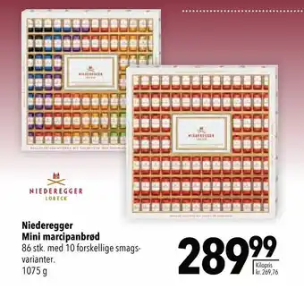 Citti Niederegger mini marcipanbrød tilbud