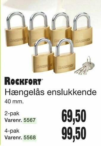 Harald Nyborg Hængelås enslukkende tilbud