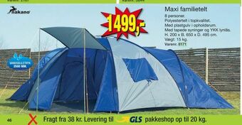 Harald Nyborg Maxi familietelt tilbud