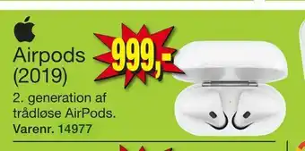 Harald Nyborg Airpods (2019) tilbud