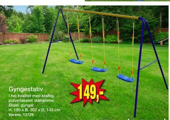 Harald Nyborg Gyngestativ tilbud