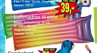 Harald Nyborg Luftmadras til pool tilbud