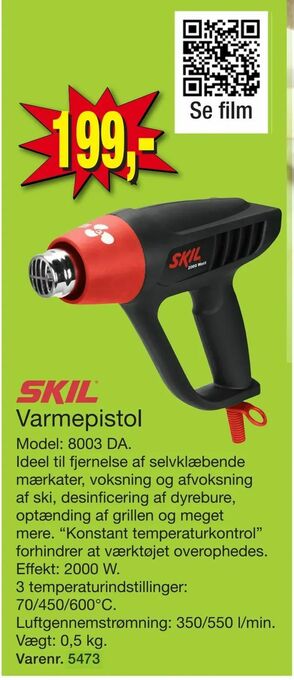 Harald Nyborg Varmepistol tilbud
