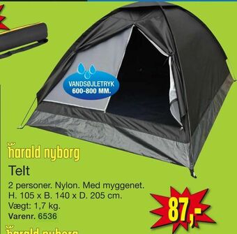 Harald Nyborg Telt tilbud