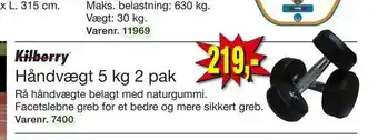 Harald Nyborg Håndvaegt 5 kg 2 pak tilbud