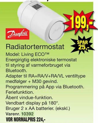 Harald Nyborg Radiatortermostat tilbud