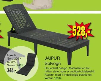 Harald Nyborg JAIPUR Solvogn tilbud