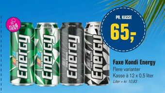 Otto Duborg Faxe Kondi Energy tilbud