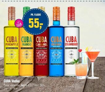 Otto Duborg CUBA Vodka tilbud