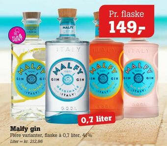 Poetzsch Padborg Malfy gin tilbud