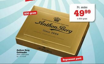 Poetzsch Padborg Anthon Berg Guldæske tilbud
