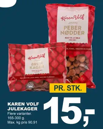 Let-Køb Karen volf brunkager tilbud
