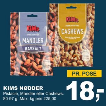 Let-Køb Kims mandler tilbud