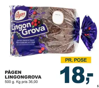 Lingongrova rugbrød-skiver