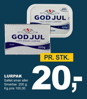 Let-Køb Lurpak smør saltet tilbud