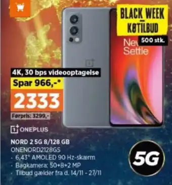 Oneplus nord 2 mobiltelefon