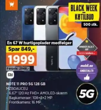 Xiaomi redmi note 11 pro mobiltelefon