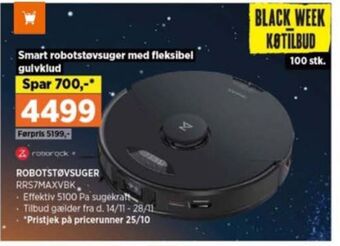 Power Roborock robotstøvsuger tilbud