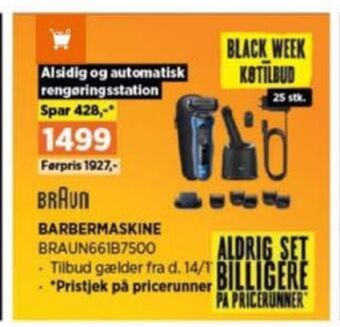 Power Braun barbermaskine tilbud