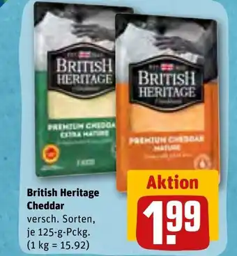 REWE DE British Heritage Cheddar tilbud
