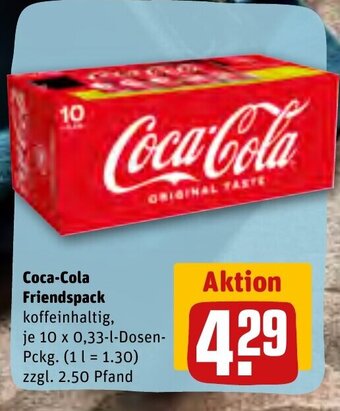 REWE DE Coca-Cola Friendspack tilbud