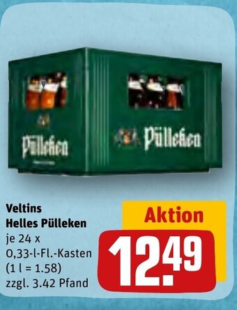 REWE DE Veltins Helles Pülleken tilbud