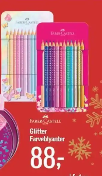 Føtex Glitter Farveblyanter tilbud