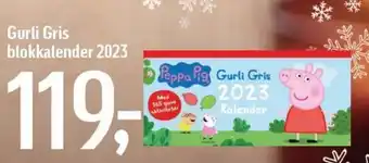 Føtex Gurli Gris Blokkalender 2023 tilbud