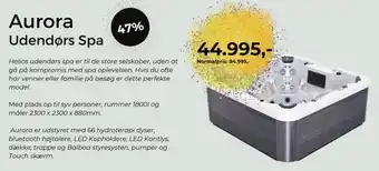 Aurora udendørs spa