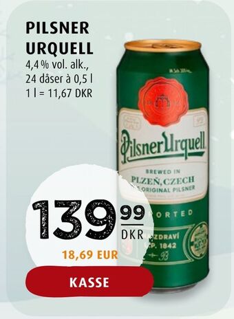 Scandinavian Park Pilsner urquell tilbud