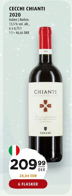 Scandinavian Park Cecchi chianti tilbud