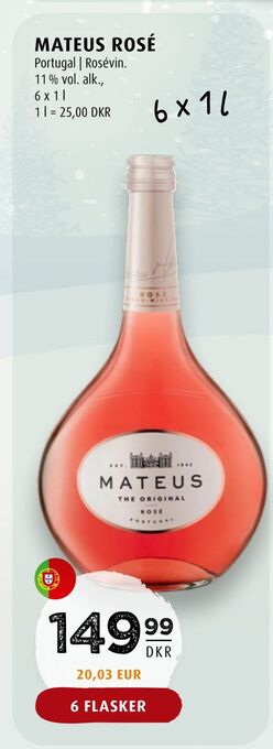 Scandinavian Park Mateus rosé tilbud