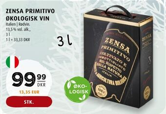 Zensa primitivo økologisk vin