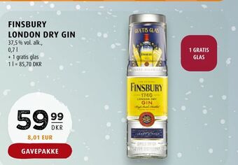 Scandinavian Park Finsbury london dry gin tilbud