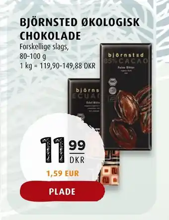 Scandinavian Park Björnsted økologisk chokolade tilbud