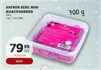 Scandinavian Park Anthon berg mini marcipanbrød tilbud