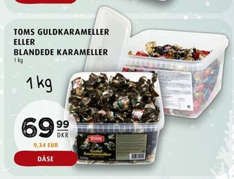 Scandinavian Park Toms guldkarameller eller blandede karameller tilbud