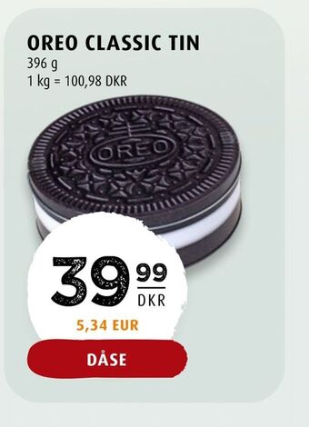 Scandinavian Park Oreo classic tin tilbud