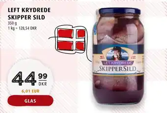 Left krydrede skipper sild