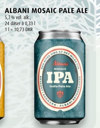 Scandinavian Park Albani mosaic pale ale tilbud