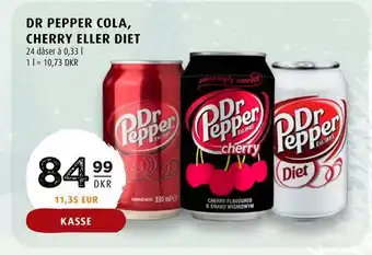 Scandinavian Park Dr pepper cola, cherry eller diet tilbud