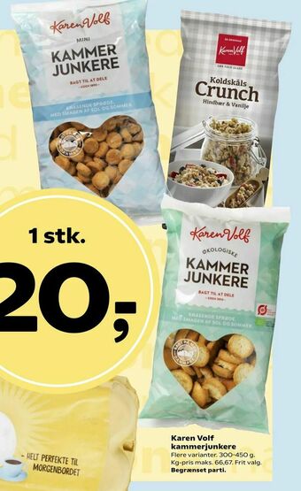 Dagli'Brugsen Karen Volf kammerjunkere tilbud